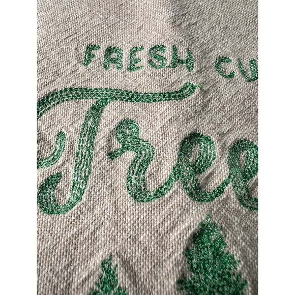 Winter Holiday Christmas Embroidered Hand/Kitchen Towel-Fresh Cut Trees - Picture 7 of 10